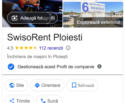 servicii de rent a car promovate prin seo local