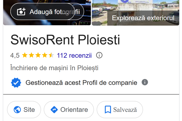 servicii de rent a car promovate prin seo local